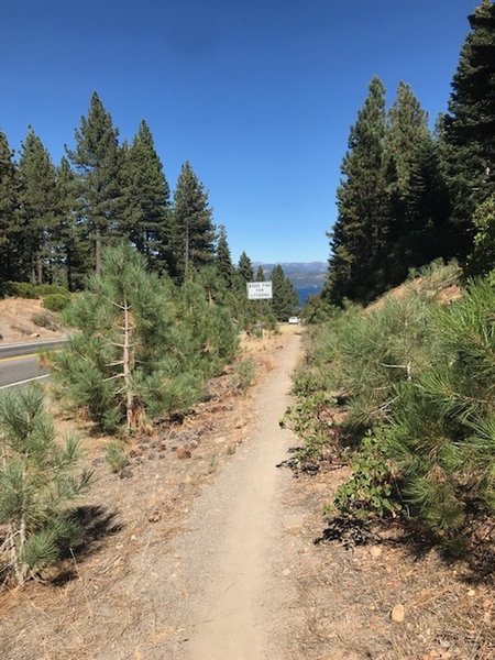 Scenic ride around Lake Tahoe via Dollar Point Trail
