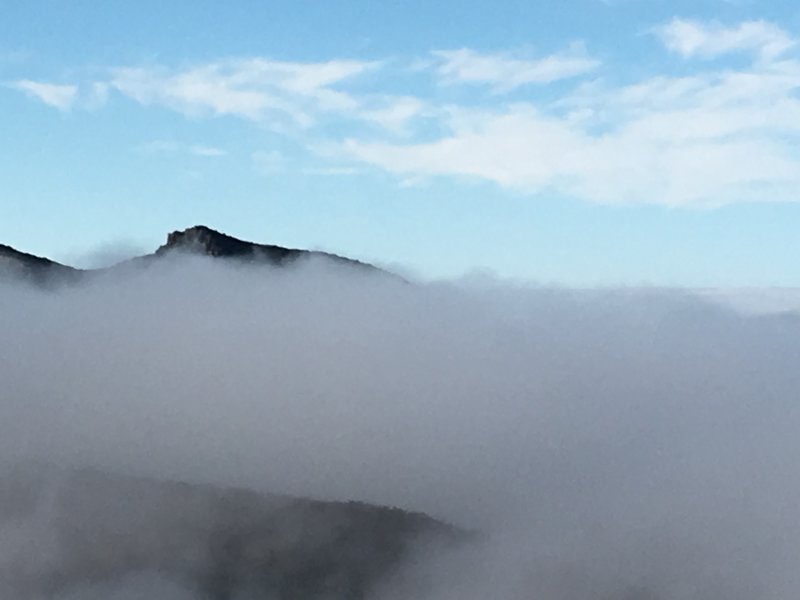 Over the clouds