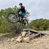 Great little jump line that hooks into the end of XC loop at the bottom