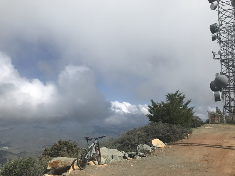 Antennas tell you that you've reached the top.