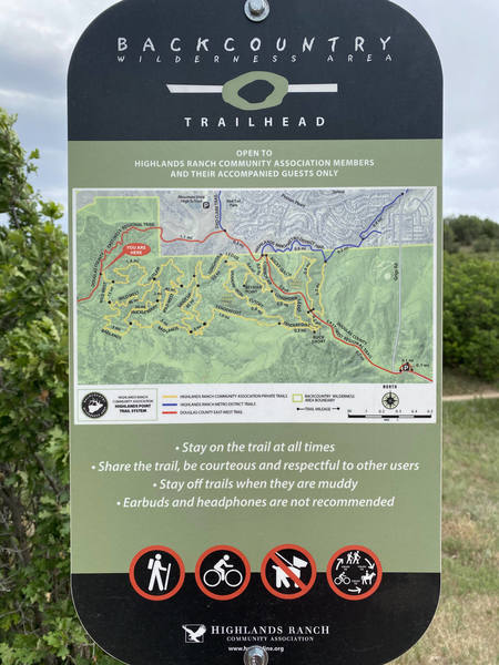 Map of the Highlands Point Trail System.
