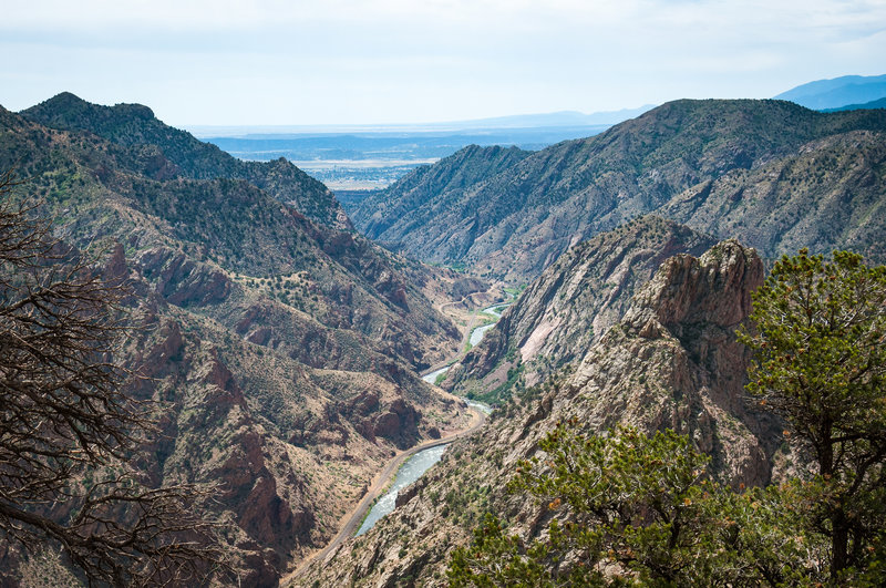 View of Royal Gorge and Arkansas River