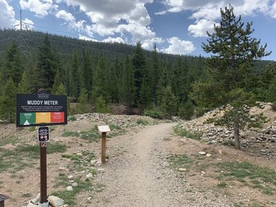 B&B Trail Mountain Bike Trail, Breckenridge, Colorado