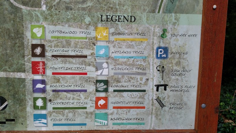 Sign Legend...so you know what the icons are