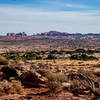 View of Arches National Park from the trail!