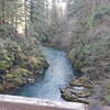 65 feet above the East Fork of the Lewis River