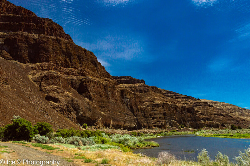 Looking downstream near the start of the Pinnacles Trail.