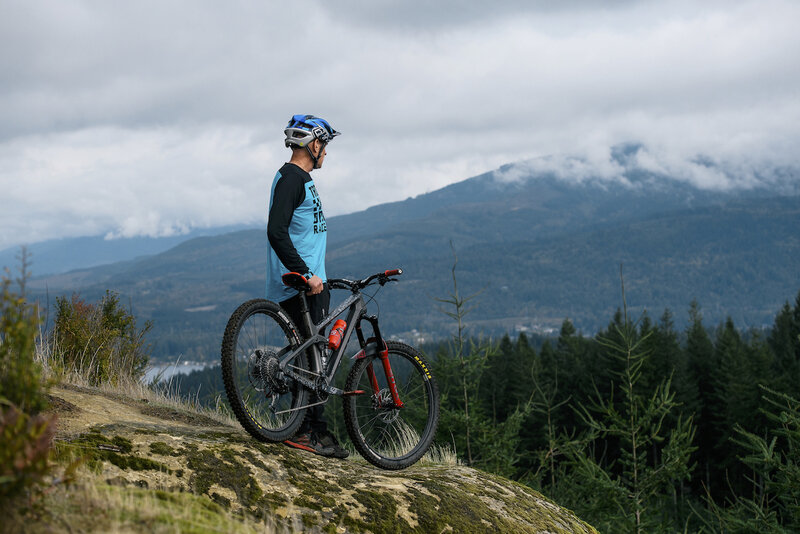 Admiring the view at the bottom of Swirlz