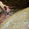 There aren't many technical sections on Grand Gap. The ones that you will find travel through spectacular settings.