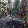 The big-ish initial climb up Bear Creek Trail
