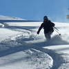 Off the ridge, down into the trees.