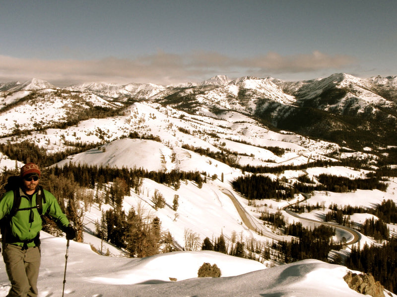 Galena Summit Ski Ascent, Sun Valley, Idaho