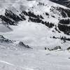Experience gorgeous views of A-Basin from the top of the North Y Chute.