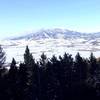 View to the north to Bridger Range, at about 1.4 miles up