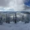 Looking south from just shy of true Basin Peak. Left most peak is Castle Peak due SE.
